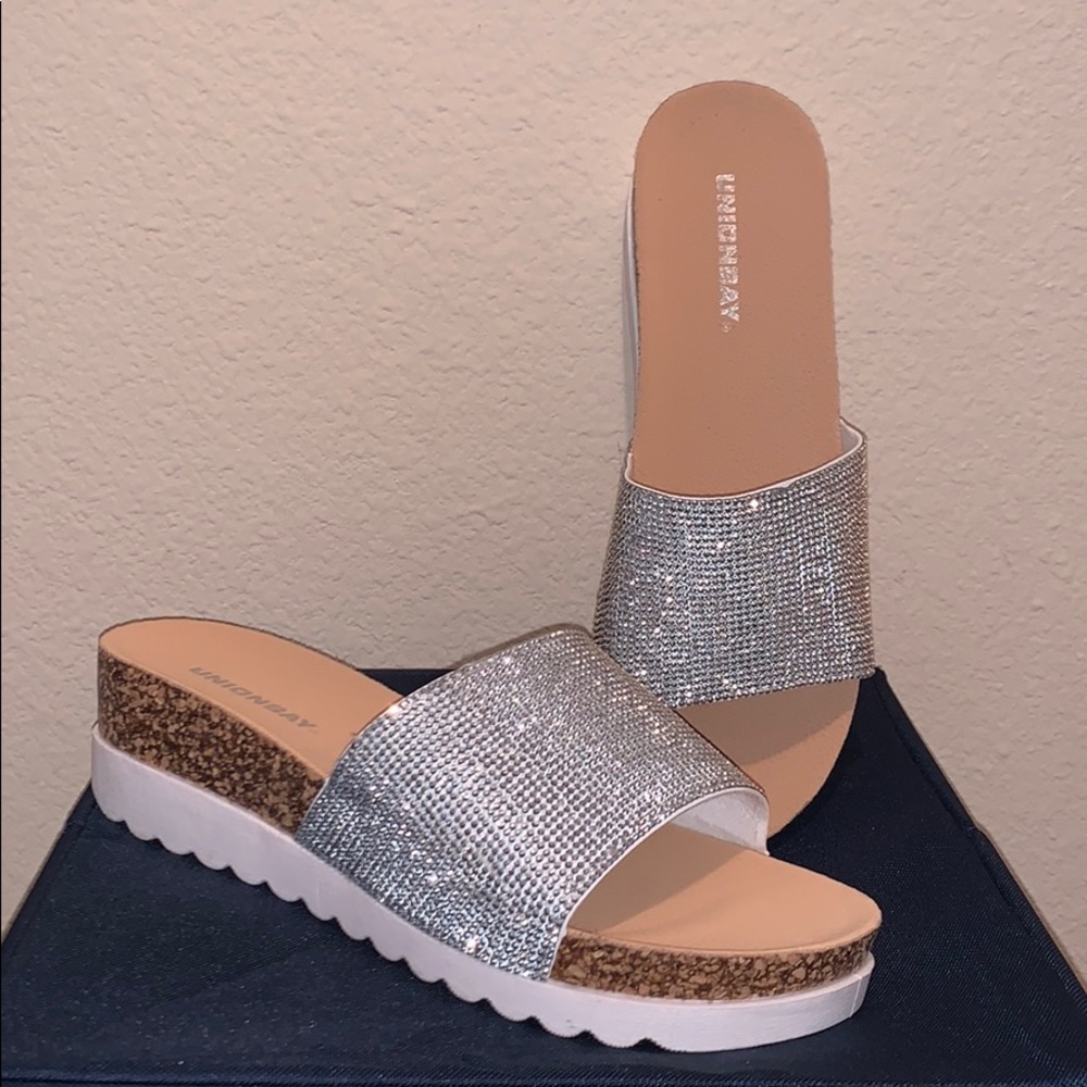 Unionbay Crystal Sandals